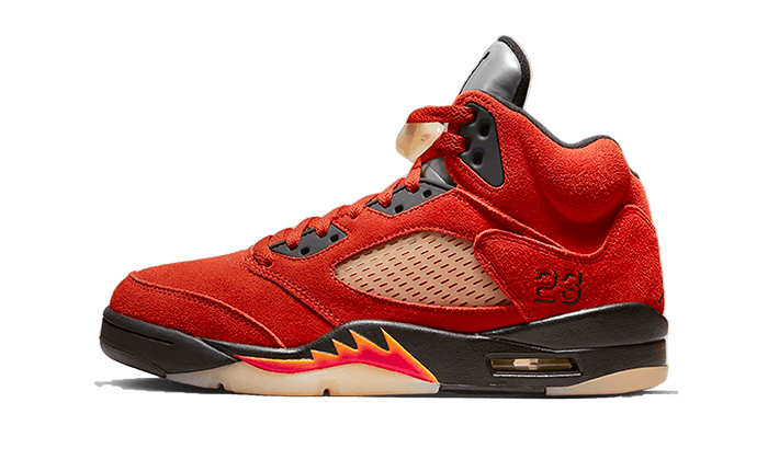Air Jordan Air Jordan 5 Dunk On Mars czarny-czerwony - widok główny z boku | Saturaise.com