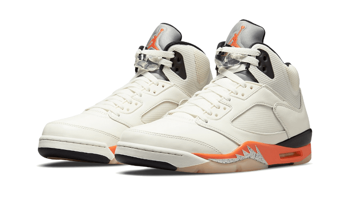 Kup oryginalne Air Jordan 5 Orange Blaze (Shattered Backboard) - widok z drugiego boku - Sneakersy
