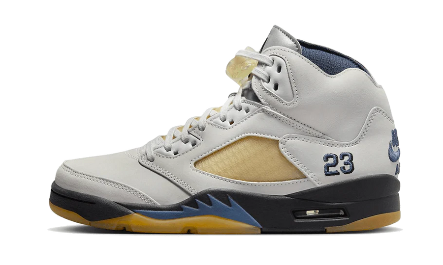 Air Jordan Air Jordan 5 Retro A Ma Maniére Diffused Blue czarny-biały - widok główny z boku | Saturaise.com