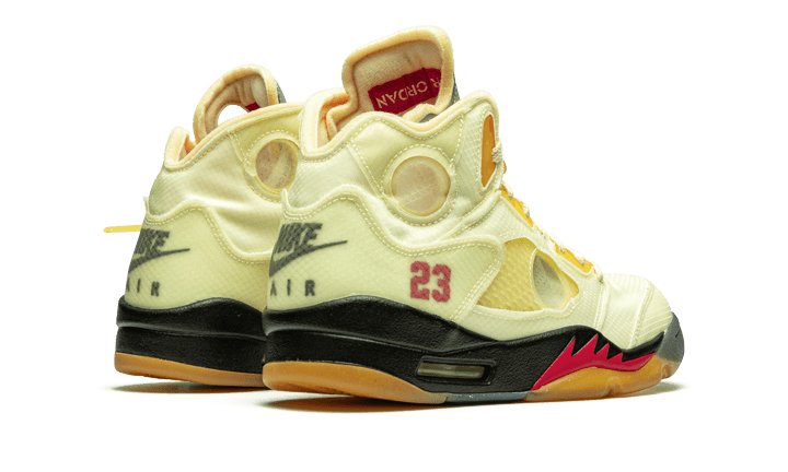 Buty Air Jordan Air Jordan 5 Retro Off-White Sail - widok z przodu - Rozmiary EU