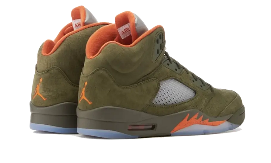 Buty Air Jordan Air Jordan 5 Retro Olive - widok z przodu - Rozmiary EU