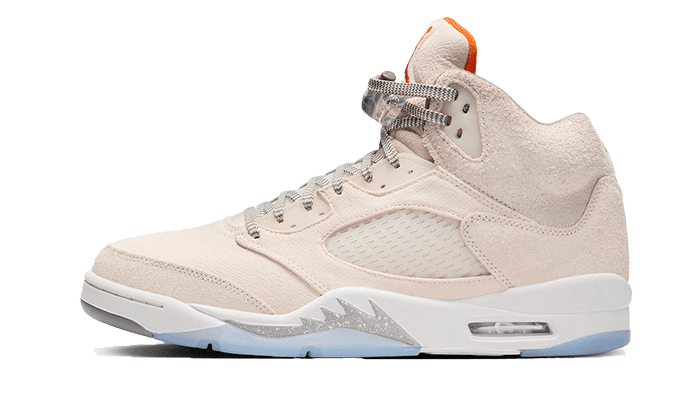 Air Jordan Air Jordan 5 Retro SE Craft Light Orewood Brown biały-brązowy - widok główny z boku | Saturaise.com