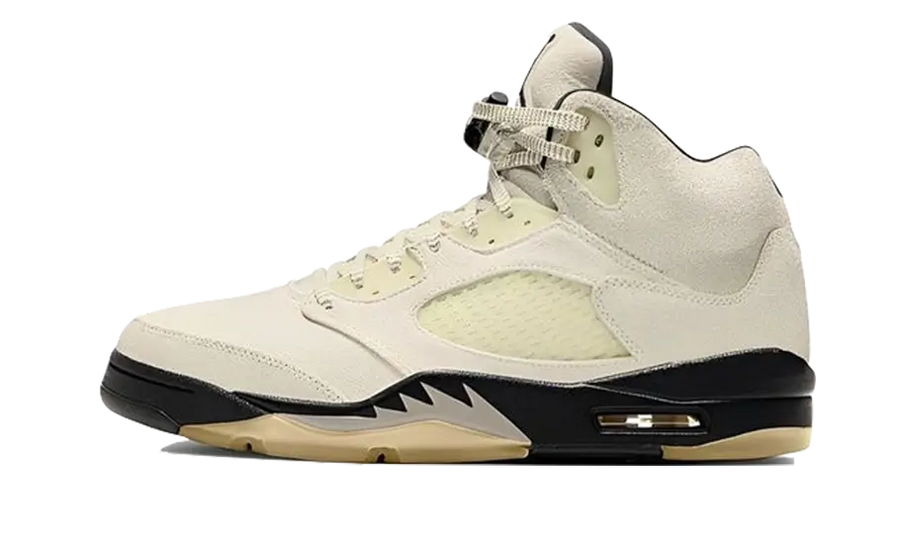 Air Jordan Air Jordan 5 Retro SE Sail czarny-biały - widok główny z boku | Saturaise.com