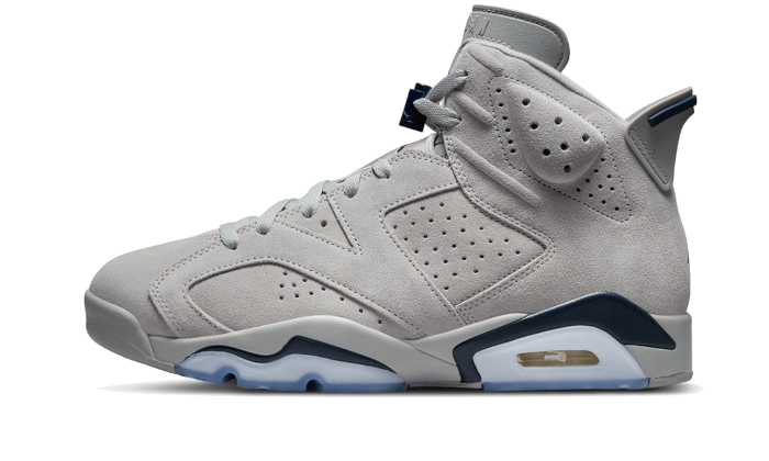 Air Jordan Air Jordan 6 Georgetown szaro-granatowy - widok główny z boku | Saturaise.com