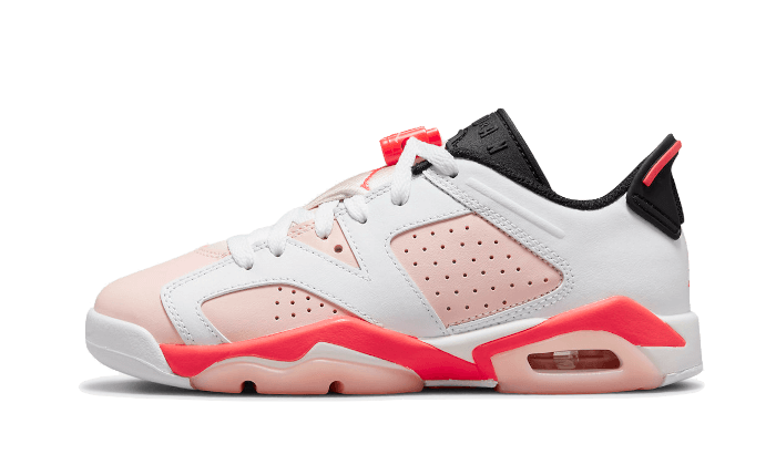 Air Jordan Air Jordan 6 Low Atmosphere czarno-czerwony - widok główny z boku | Saturaise.com