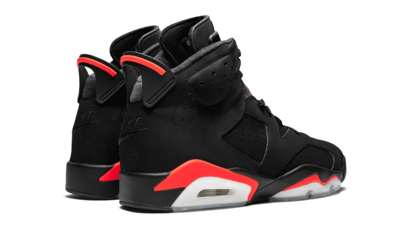 Buty Air Jordan Air Jordan 6 Retro Black Infrared - widok z przodu - Rozmiary EU