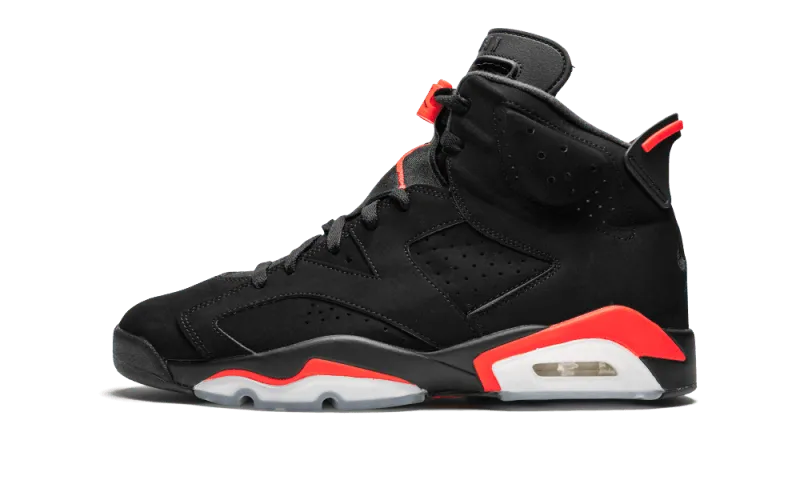 Air Jordan Air Jordan 6 Retro Black Infrared czarno-czerwony - widok główny z boku | Saturaise.com