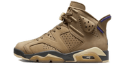Air Jordan Air Jordan 6 Retro Gore-Tex Brown Kelp czarno-szary - widok główny z boku | Saturaise.com