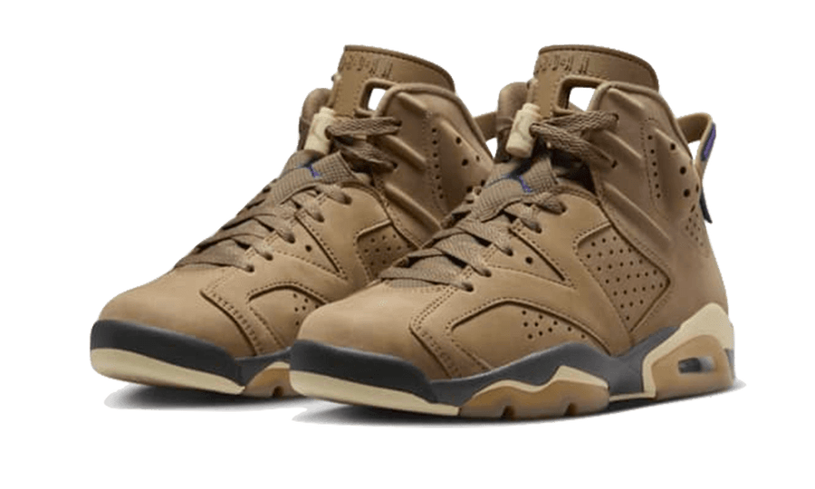 Kup oryginalne Air Jordan 6 Retro Gore-Tex Brown Kelp - widok z drugiego boku - Sneakersy