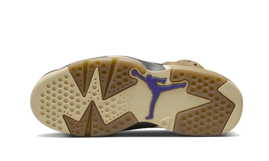 Buty Air Jordan Air Jordan 6 Retro Gore-Tex Brown Kelp - widok z przodu - Rozmiary EU