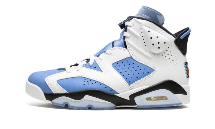 Air Jordan Air Jordan 6 UNC niebiesko-biały - widok główny z boku | Saturaise.com