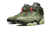 Kup oryginalne Air Jordan 6 Travis Scott Medium Olive - widok z drugiego boku - Sneakersy