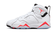 Air Jordan Air Jordan 7 Retro White Infrared czarno-czerwony - widok główny z boku | Saturaise.com