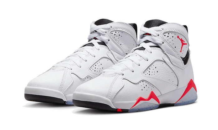 Kup oryginalne Air Jordan 7 Retro White Infrared - widok z drugiego boku - Sneakersy