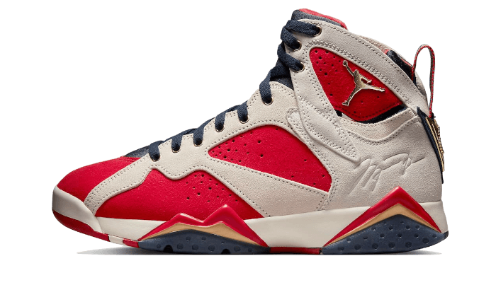 Air Jordan Air Jordan 7 Trophy Room Olympics granatowo-biały - widok główny z boku | Saturaise.com