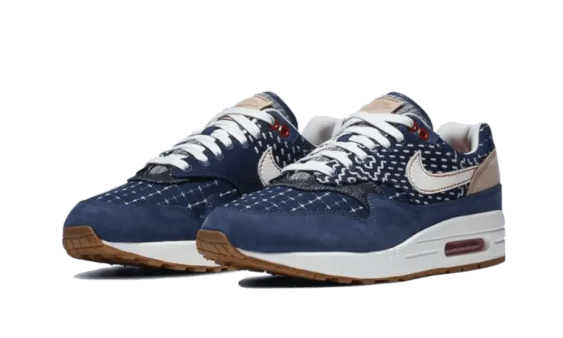 Kup oryginalne Air Max 1 Denham CW7603-400 - widok z drugiego boku - Sneakersy