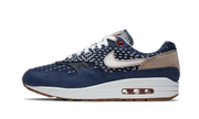 Yeezy Air Max 1 Denham biały-niebieski - widok główny z boku | Saturaise.com