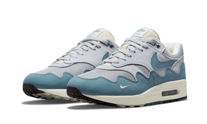 Kup oryginalne Air Max 1 Patta Noise Aqua (Special Box + Bracelet) DH1348-004 - widok z drugiego boku - Sneakersy
