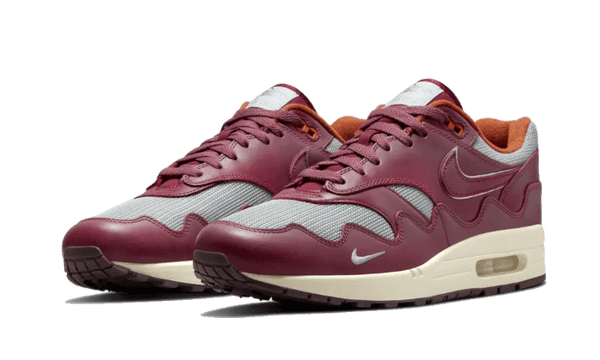 Air Max 1 Patta Rush Maroon - Kup oryginalne Air Max 1 Patta Rush Maroon DO9549-001 - widok z drugiego boku - Sneakersy