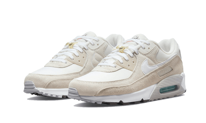 Kup oryginalne Air Max 90 First Use Cream DB0636-100 - widok z drugiego boku - Sneakersy