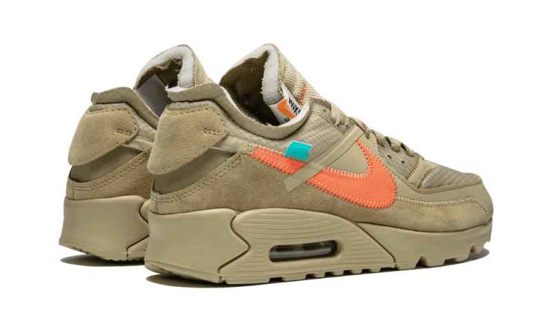 Buty Nike Air Max 90 Off-White Desert Ore - widok z przodu - Rozmiary EU