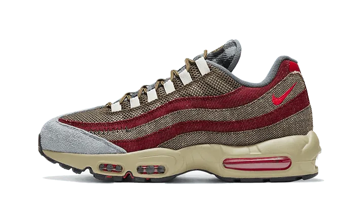 Nike Nike Air Max 95 Freddy Krueger czerwony-zielony - widok główny z boku | Saturaise.com