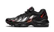 Nike Air Max 96 Black Supreme czarny-biały - widok główny z boku | Saturaise.com