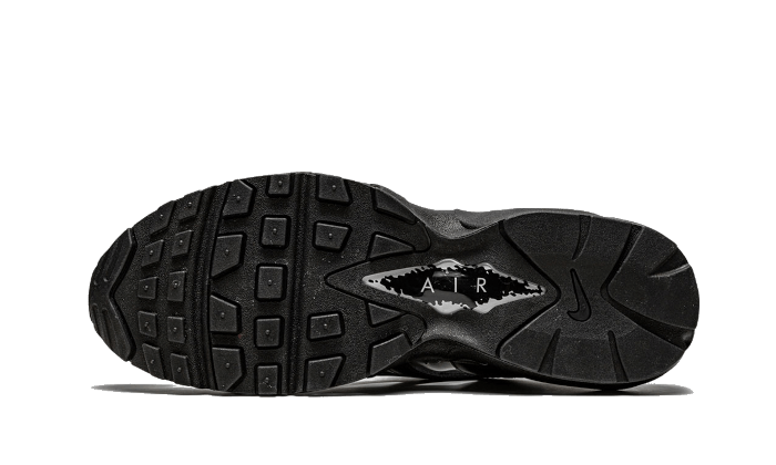 100% Oryginalne Air Max 96 Black Supreme - widok z tyłu - 1960.00 PLN