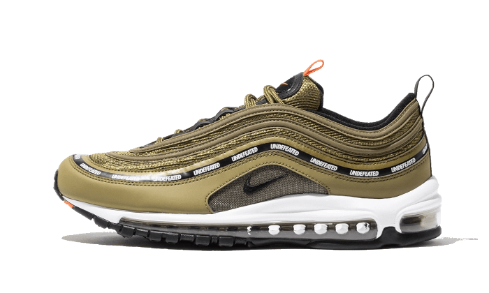 Nike Air Max 97 UNDFTD Black Militia Green czarny-biały - widok główny z boku | Saturaise.com