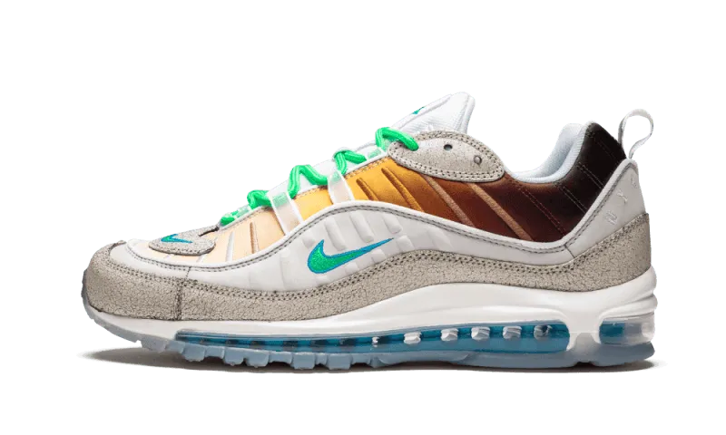 Nike Nike Air Max 98 La Mezcla biały-niebieski - widok główny z boku | Saturaise.com