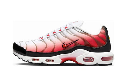 Air Max Plus White Black University Red