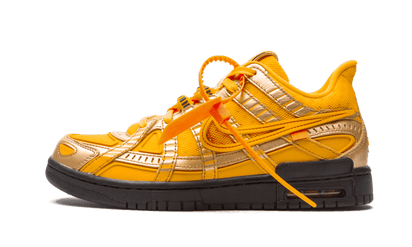 Off White Air Rubber Dunk Off-White University Gold biało-pomarańczowy - widok główny z boku | Saturaise.com
