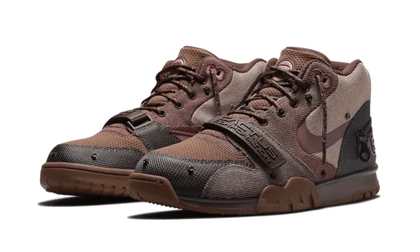 Air Trainer 1 SP Travis Scott Wheat - Kup oryginalne Air Trainer 1 SP Travis Scott Wheat DR7515-200 - widok z drugiego boku - Sneakersy