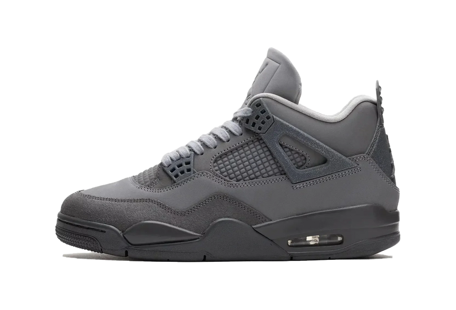 Air Jordan Air Jordan 4 Retro SE "Paris Olympics Wet Cement" szaro-czarny - widok główny z boku | Saturaise.com