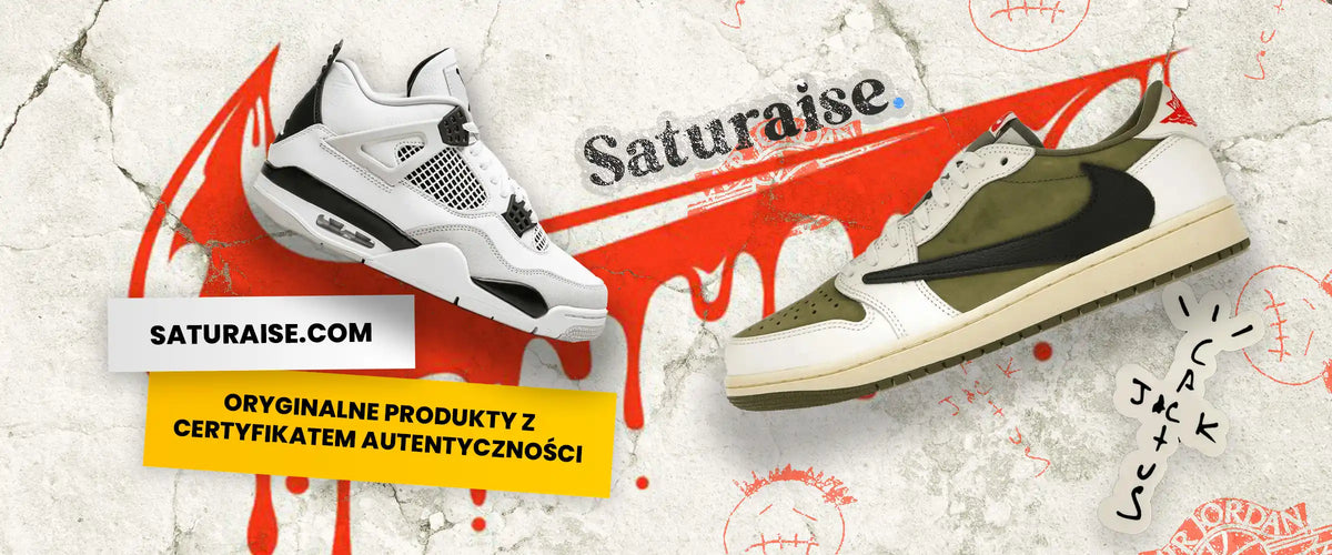 Travis Scott x Air Jordan 1 Low i Air Jordan 4 - oryginalne sneakersy w Saturaise