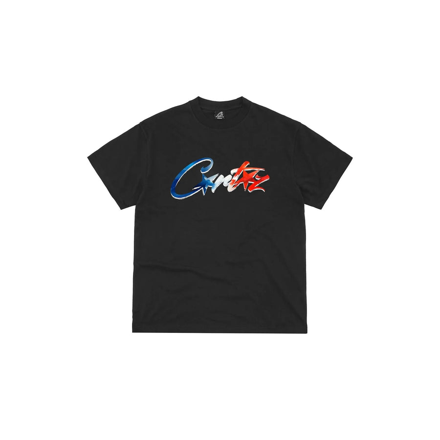 Corteiz Corteiz Francais Allstarz Tee Black czarny - widok główny z boku | Saturaise.com