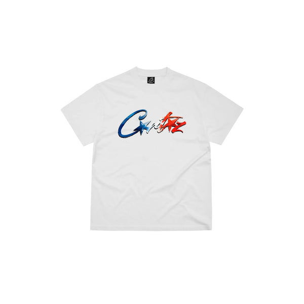 Corteiz Francais Allstarz Tee White