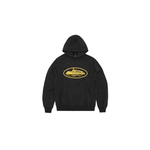 Corteiz Alcatraz Hoodie V2 Black Yellow