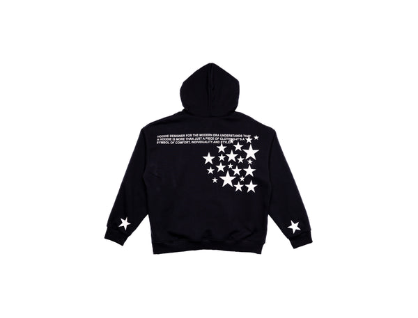 Mizuri Galaxy Black Hoodie - Mizuri Galaxy Black Hoodie - widok z drugiego boku - Premium Quality