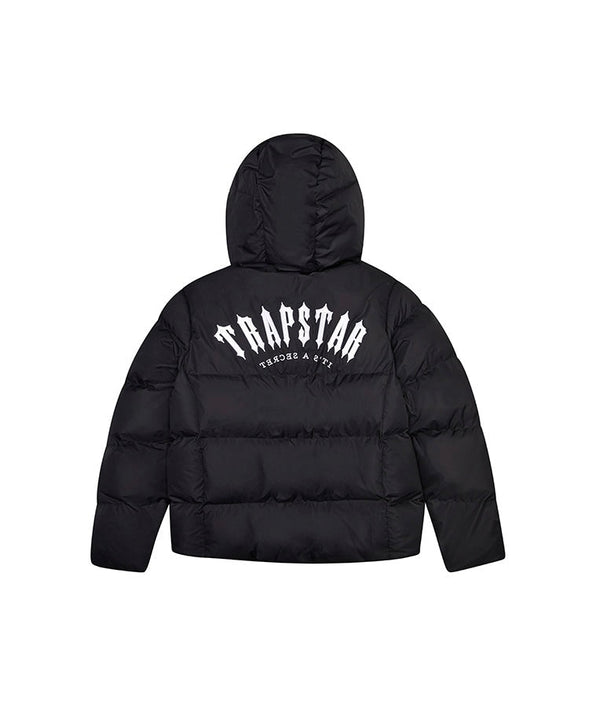 Trapstar Irongate Hooded Puffer Jacket Black