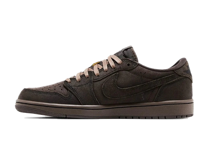 100% Oryginalne Air Jordan 1 Retro Low OG SP Travis Scott Velvet Brown - widok z tyłu - 2025.00 PLN
