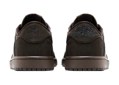 Buty Air Jordan Air Jordan 1 Retro Low OG SP Travis Scott Velvet Brown - widok z przodu - Rozmiary EU