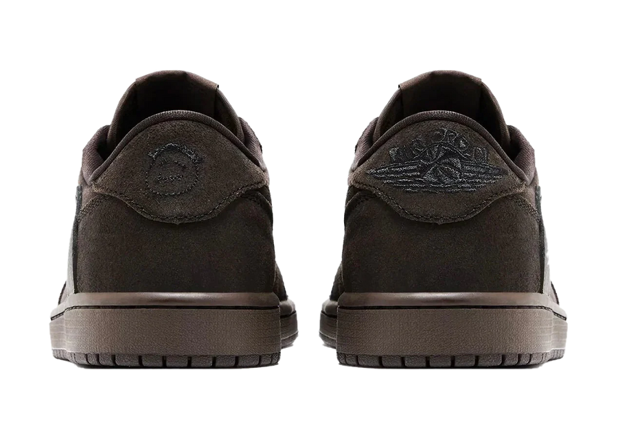 Buty Air Jordan Air Jordan 1 Retro Low OG SP Travis Scott Velvet Brown - widok z przodu - Rozmiary EU
