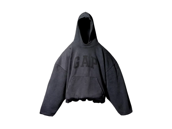 Yeezy Gap Engineered by Balenciaga Dove Hoodie Washed Black Los Angeles Archives