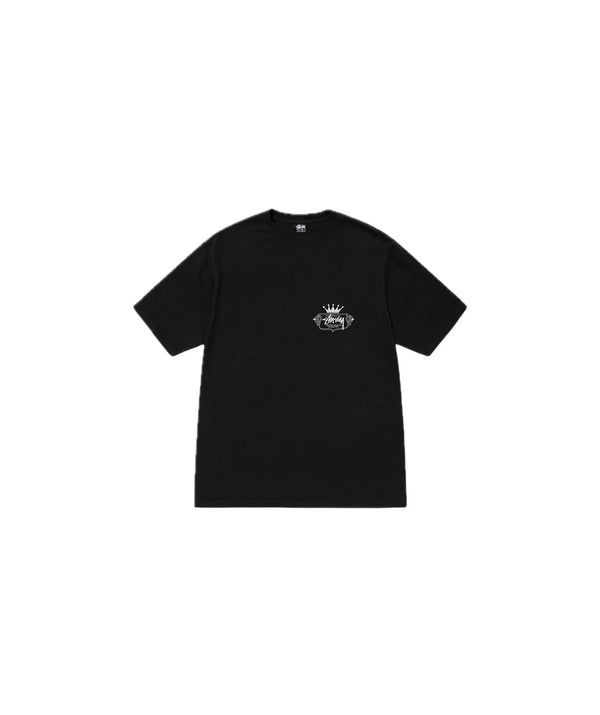 Stussy Built To Last Tee Pigment Dyed Black - Stussy Built To Last Tee Pigment Dyed Black - widok z drugiego boku - Premium Quality