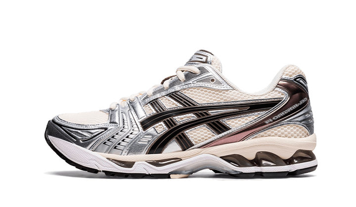Asics Gel-Kayano 14 Cream Black Metallic Plum czarny-brązowy - widok główny z boku | Saturaise.com