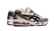 Buty Asics Gel-Kayano 14 Cream Black Metallic Plum - widok z przodu - Rozmiary EU