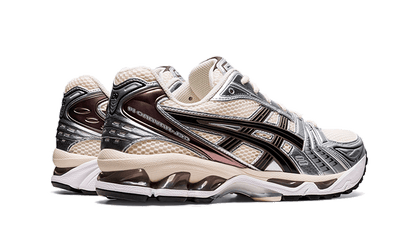 Buty Asics Gel-Kayano 14 Cream Black Metallic Plum - widok z przodu - Rozmiary EU