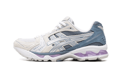Asics Gel-Kayano 14 Glacier Grey szary-srebrny - widok główny z boku | Saturaise.com