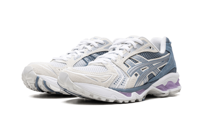 Kup oryginalne Gel-Kayano 14 Glacier Grey - widok z drugiego boku - Sneakersy